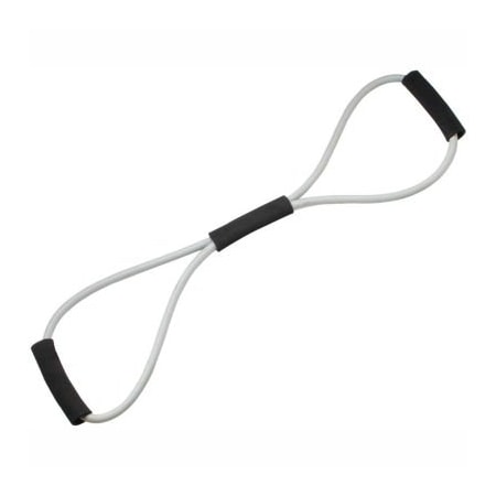 Fabrication Enterprises CanDo BowTie Tubing Exerciser, Silver, 30" 1350212